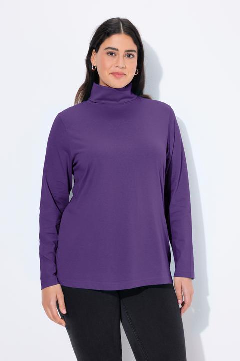 Produktbild Ulla Popken Shirt, Rollkragen, Slim, Langarm (62)