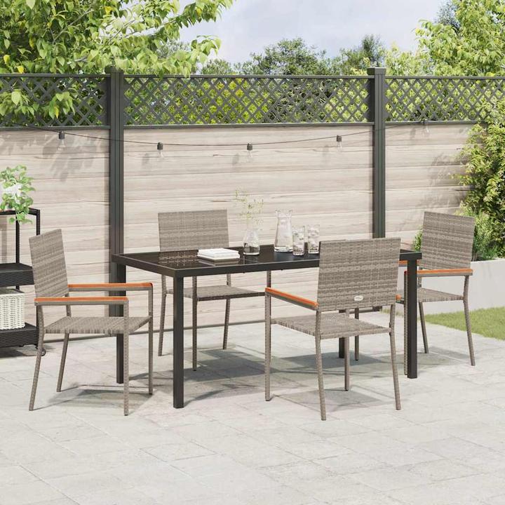 Actual product image vidaXL Garden dining set (160 x 80 x 73 cm)