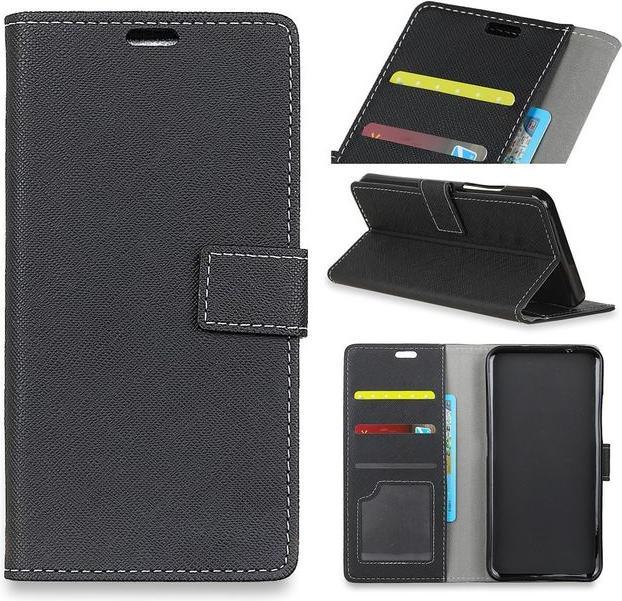 Produktbild MU Classic Leder Hülle mit Kreuzmuster (OnePlus 5T)