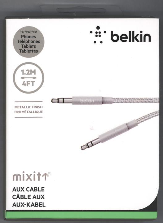 Produktbild Belkin MixIt AUX (1.20 m, 3.5mm Klinke (AUX))