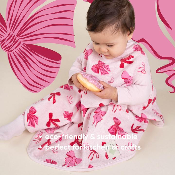 Actual product image Little Casimir Lätzchen mit Ärmeln – wasserdicht, saugfähig & verstellbar, für Babys 6M-4J (6 months)