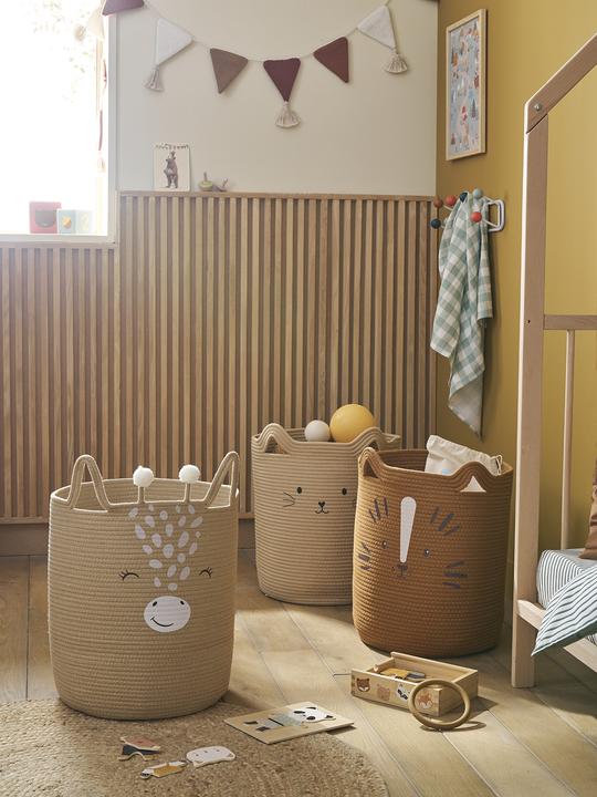 Produktbild Vertbaudet Kinderzimmer Aufbewahrungskorb GIRAFFE aus Baumwollseil