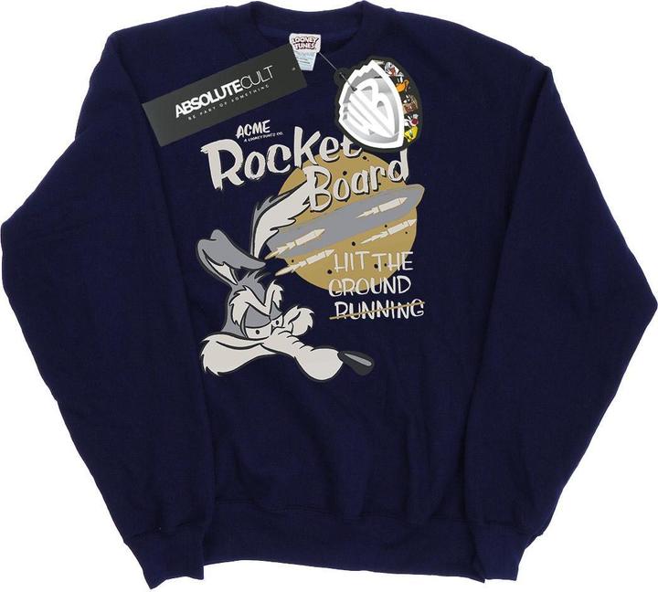 Immagine prodotto Looney Tunes Wile E Coyote Rocket Board Felpa Uomo (M)