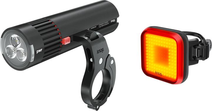 Produktbild knog. PWR Trail 1100 & Blinder Square (1100 lm, 100 lm)