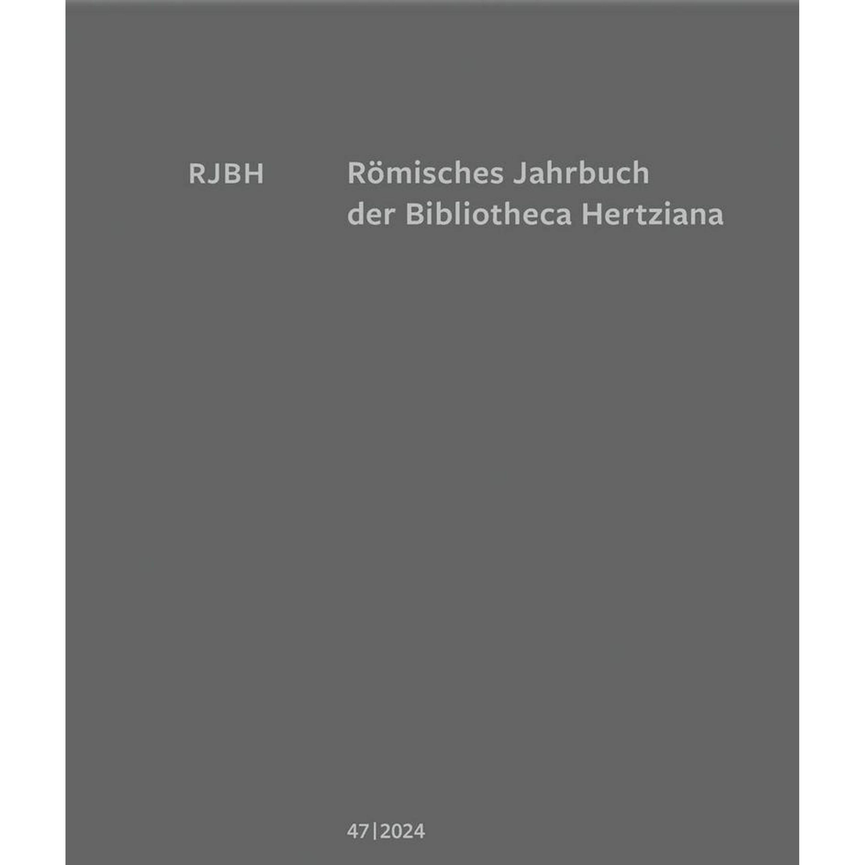 Römisches Jahrbuch der Bibliotheca Hertziana, Sachbücher von Tristan Weddigen, Tanja Michalsky