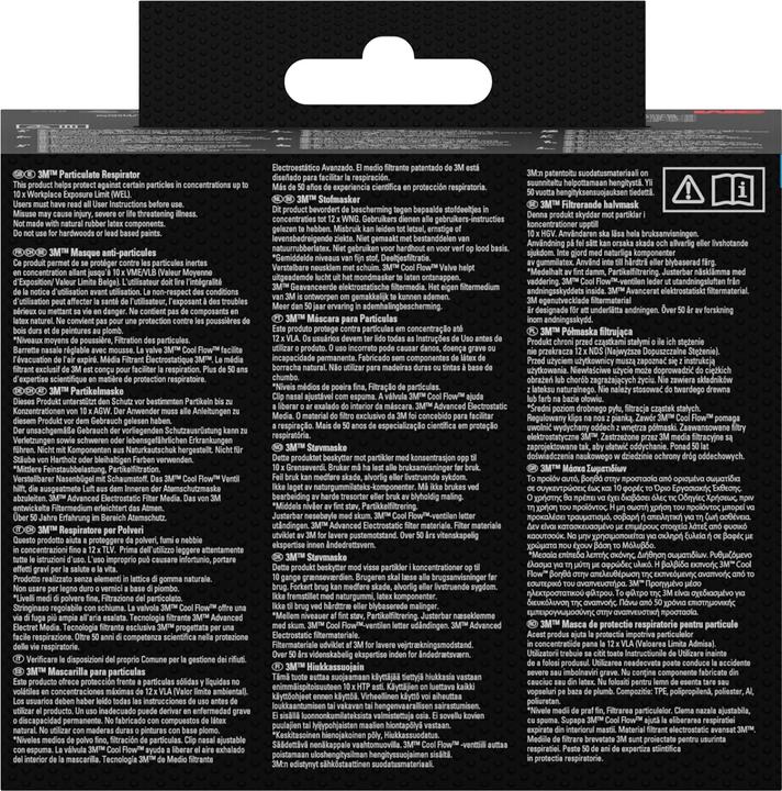 Actual product image 3M Aura Mask with Valve (FFP1, 3 x)