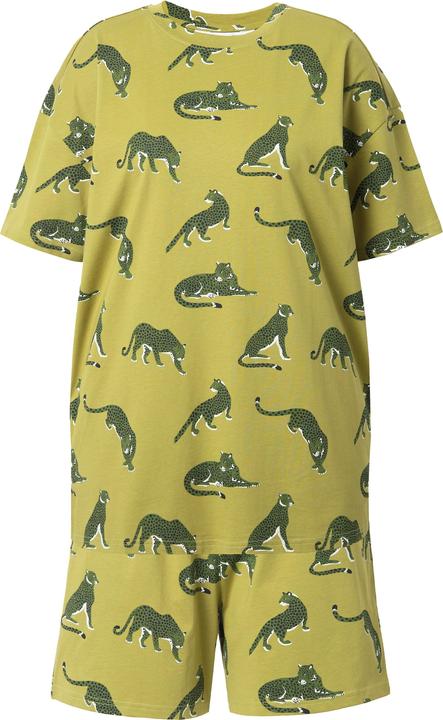 Produktbild Studio Untold Schlafanzug, kurzer Zweiteiler, oversized, Leoparden (56)