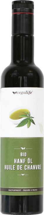 Actual product image vegalife Hemp oil cold pressed oil (500 ml)