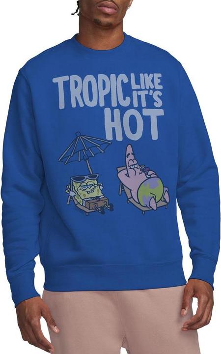 Immagine prodotto Spongebob Squarepants Tropic Like It's Hot Felpa Adulto Unisex (L)