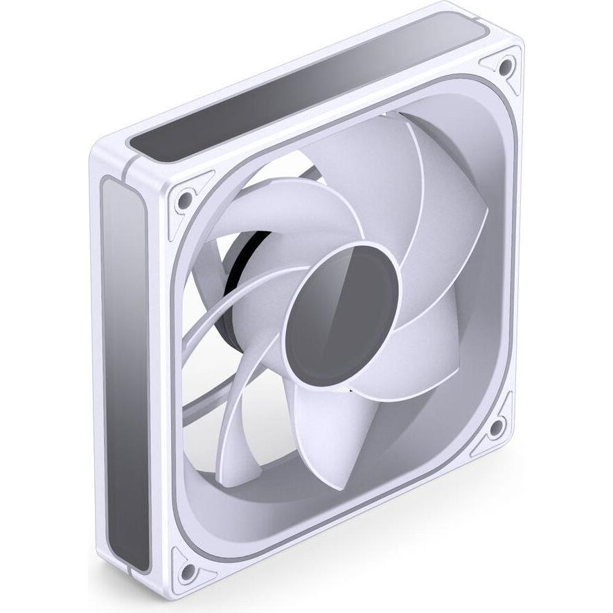Jonsbo ZB-120 Lüfter, Reverse Blade, PWM, ARGB - 120mm, weiss (120 mm), Ventola PC, Bianco