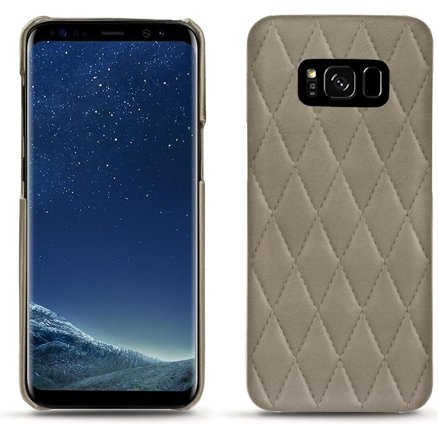 Noreve Lederschutzhülle (Samsung Galaxy S8+), Smartphone Hülle, Beige