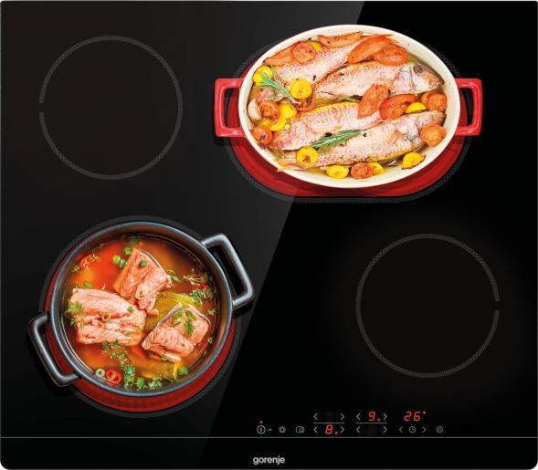 Image du produit Gorenje ECT643BSC (59.50 cm, Table de cuisson en vitrocéramique)