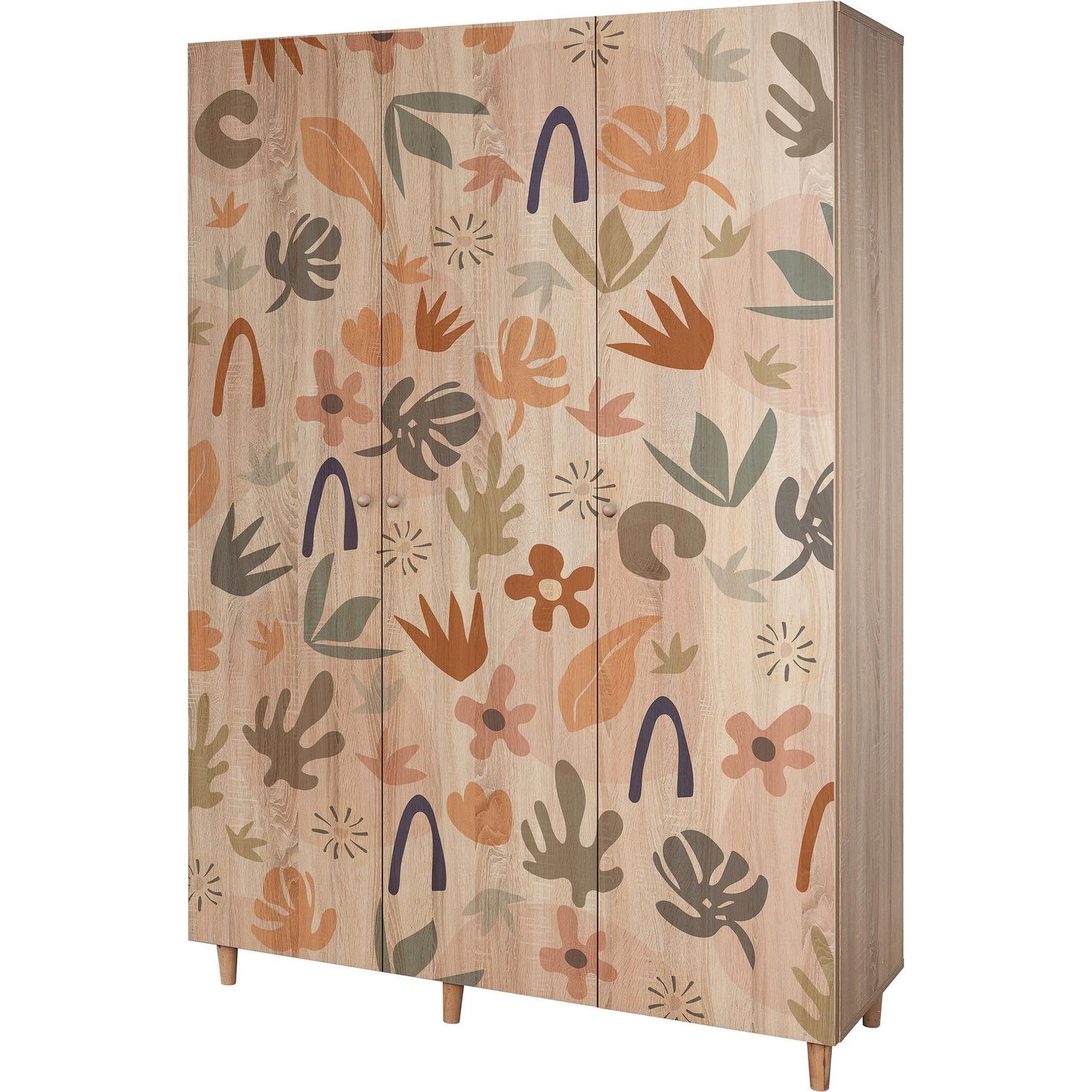 Thumbnail - Homitis, Kleiderschrank, Lena (135 x 192 x 52 cm)