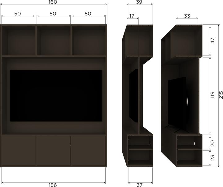 Immagine prodotto Woood Meggy (160 x 40 x 215 cm)