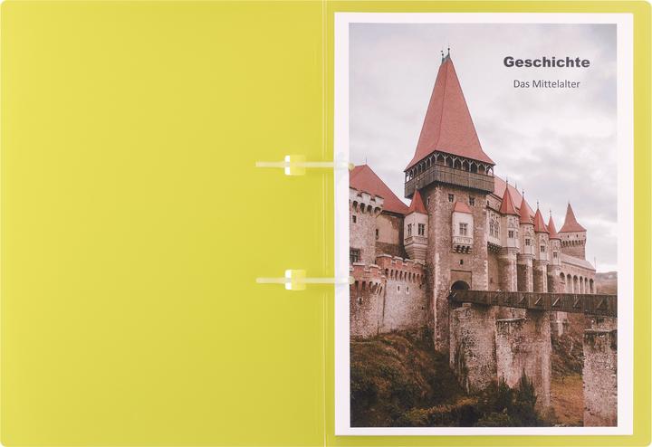 Produktbild Kolma Schnellhefter Easy A4 2 Heftstifte gelb (A4, 1x)