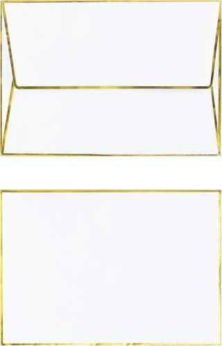 Actual product image Partydeco Card with enamel pin Deer, 10.5x14.8cm (1 pkt / 1 pc.) (1 pcs.)