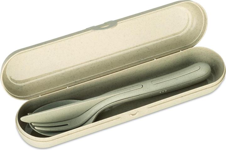 Immagine prodotto Koziol Set di posate KLIKK READY 7070700 sabbia (3 Pezzo/i, Set di posate)