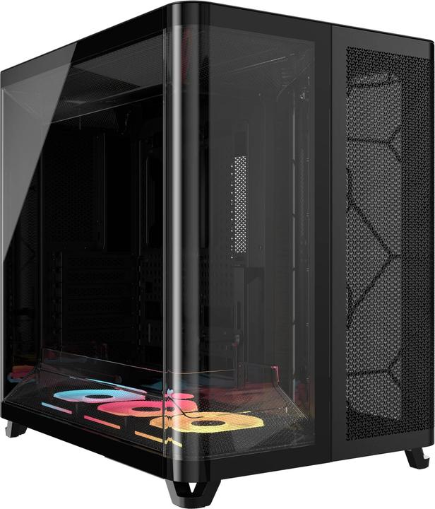 Corsair AIR 5400 LX-R RGB LINK BLACK MID (ATX, mATX, E-ATX, Mini-ITX)