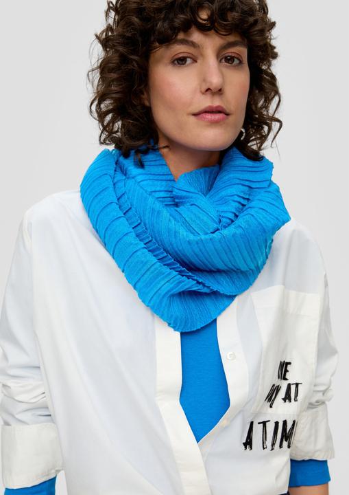 Produktbild s.Oliver Snood Leichter Loop-Schal mit Plisseefalten