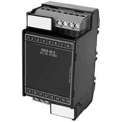 Murr Elektronik Piastra di montaggio MKS - M 4 morsetti a vite per guida di montaggio, Cavo + Spina elettrica