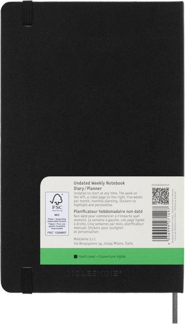 Actual product image Moleskine Notizkalender (A5, English)