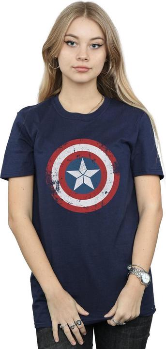 Produktbild Captain America Civil War Distressed Shield TShirt (3XL)
