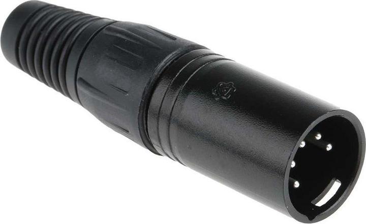 Image du produit RS PRO Fiche XLR mâle 5 voies chrome noire