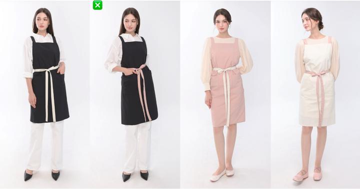 Produktbild K.Blanc Basic Apron Black + Ivory (Black, Ivory)