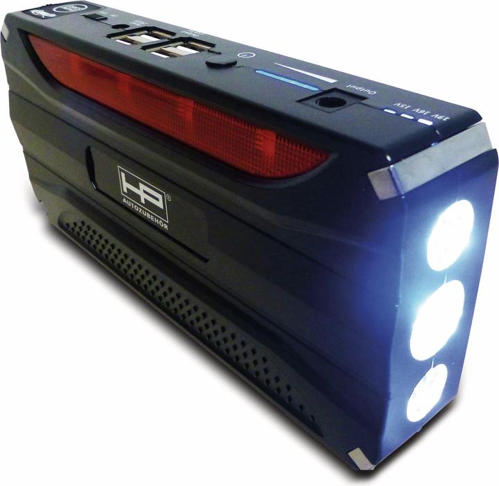 Produktbild HP Autozubehör Profi Powerpack 20893 mit Starthilfe, 15/16/19 V, 600 A (600 A, 16800 mAh)
