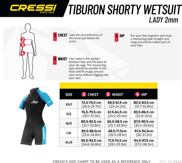Productafbeelding Cressi Tiburon (2 mm, S)