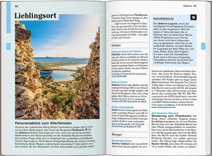 Produktbild Reise-Taschenbuch Reiseführer Peloponnes (Deutsch, Elisabeth Heinze, 2024)