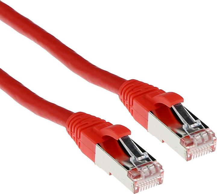 Produktbild ACT Red 2 meter LSZH SFTP CAT6A patch cable snagless with RJ45 connectors CAT6A S/FTP LSZH SNG RD 2.00M (S/FTP, CAT6, 2 m)