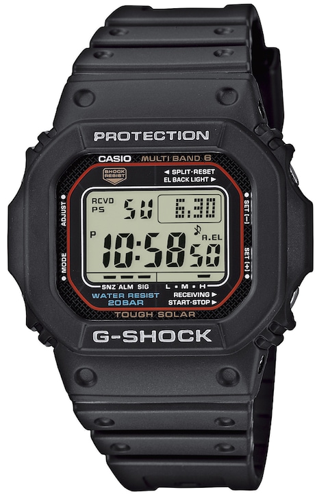 G-Shock Gw-M5610 (Orologio digitale, Orologio radiocontrollato, Orologio interconnesso, 46.70 mm)