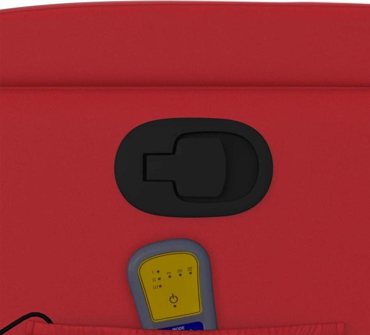 Image du produit vidaXL Fauteuil de massage rouge en similicuir,Couleur : rouge,Matériau : similicuir