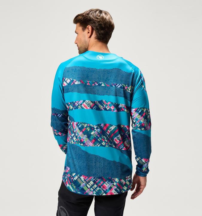 Actual product image Endura Patchwork Ltd Printed L/S Tee Bab (XXL)