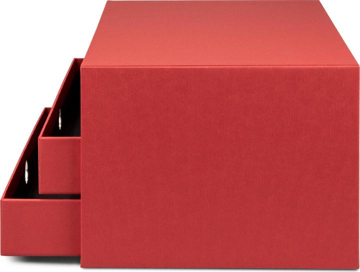Produktbild Rössler Schubladenbox Soho rot (A4)