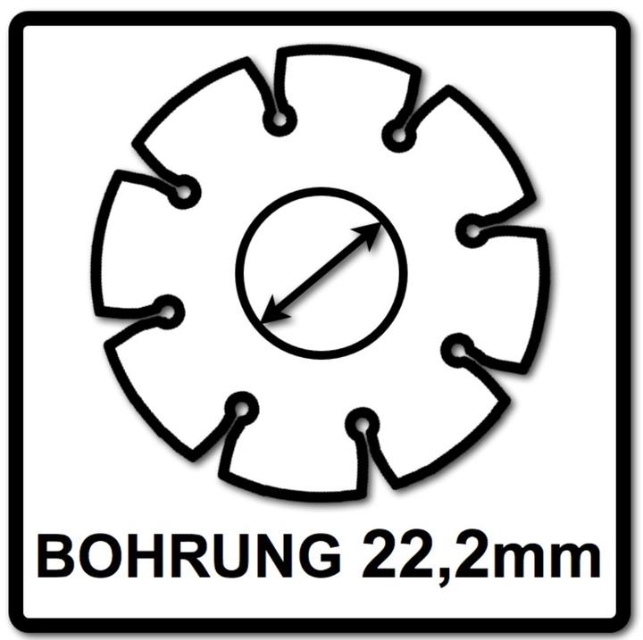 Actual product image Makita Diamak 230 mm Diamond Cutting Disc for Stone, Concrete 22.23 mm, 10 pcs. ( 10x D-61145 )