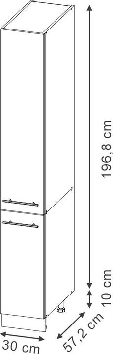 Produktbild Vicco Küchenschränke Fame-Line (30 x 57.5 x 207 cm)