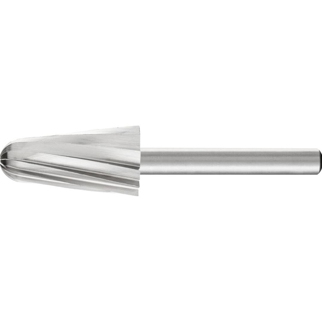 Pferd, Fräser, Frässtift L1630 Ø 16 mm Kopflänge 30 mm Schaft-Ø 6 mm HSS Verzahnung ALU