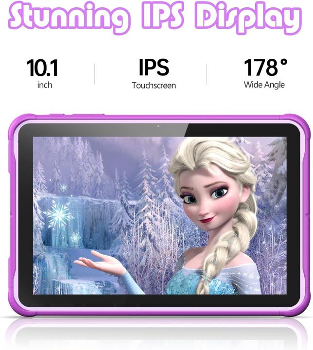 Produktbild Pritom 10 Zoll Android Tablet mit Kindersicherung (10.10", 32 GB, Violett)