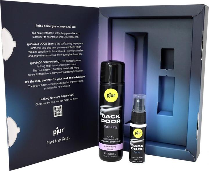 Produktbild Pjur Back Door Set Aus Anal-Gleitmittel Und Spray (120 ml)