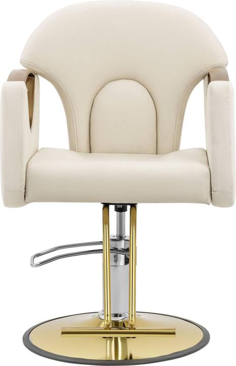 Actual product image Physa Salon Chair with Footrest - 55 - 65 cm - 180 kg - Cream