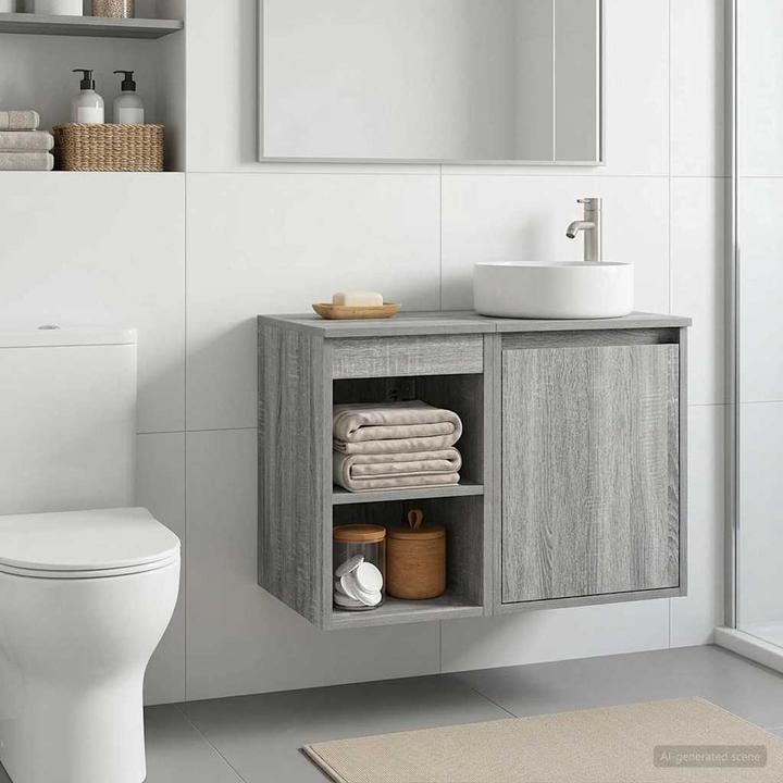 Produktbild vidaXL Badezimmerschrank (44.50 x 30 x 50 cm)