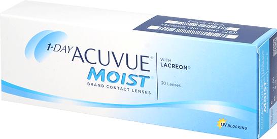 Actual product image Acuvue 1-Day Moist (+3, Daily lens, 30 Piece, Spherical)