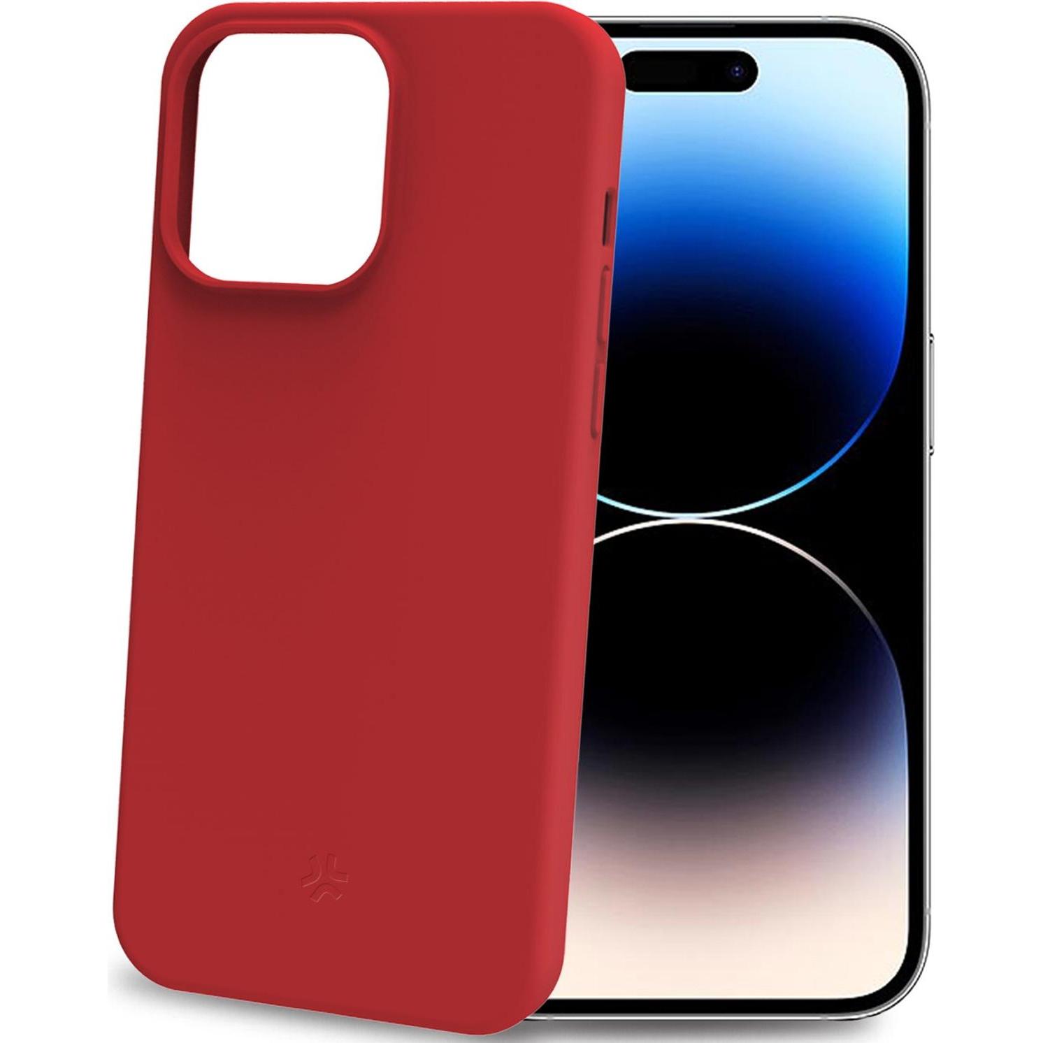 Celly Rosso Cromo Iphone 15 Pro Rd (Apple Iphone 15 Pro), Cover Smartphone,