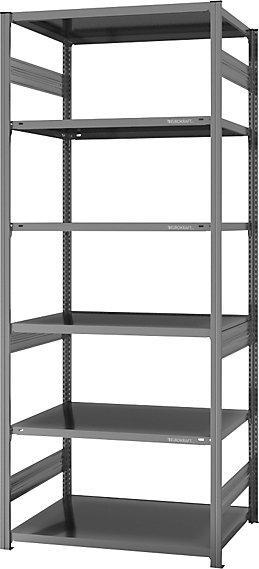 Image du produit eurokraft pro Système d'étagères sans boulons, de conception moyenne.