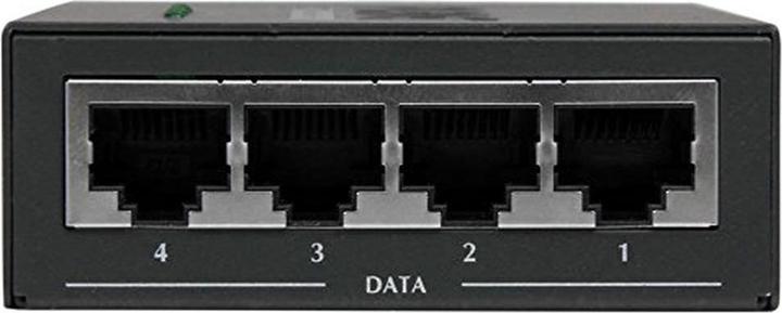 Actual product image StarTech 4 Port POE Gigbit Ethernet Switch