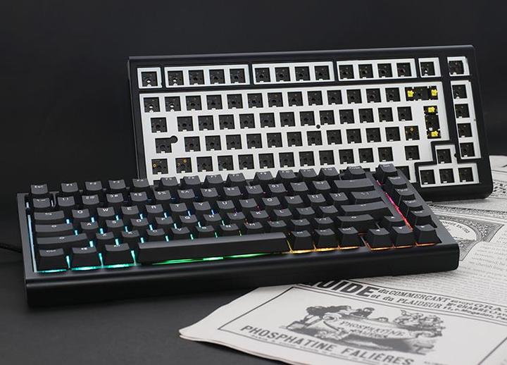 Produktbild Ducky Tinker 75 Gaming-Tastatur, RGB - MX-Blue (ISO-DE) (DE, Kabelgebunden)