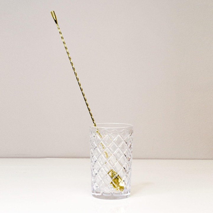 Produktbild Uberstar Barlöffel 40 cm gold (Barlöffel + Cocktailrührer)