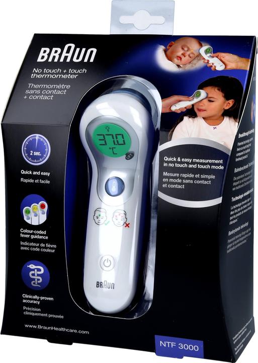 Actual product image Braun Ntf 3000 (Non-contact, Forehead)